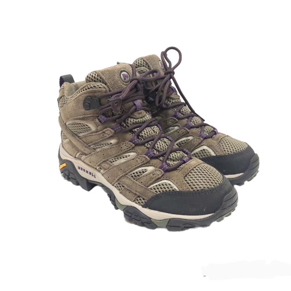 Merrell Moab Mid Waterproof Women’s Hiking Sneakers Size 7W